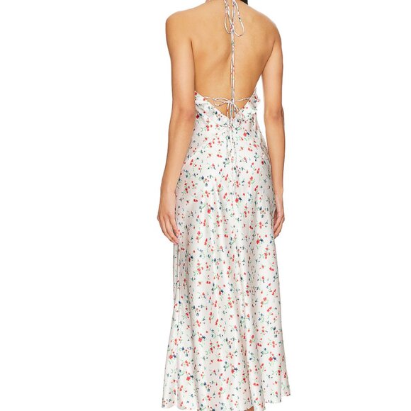 Brand New Bardot Olea Sleeveless Ruffle Midi Dress - Picture 10 of 15